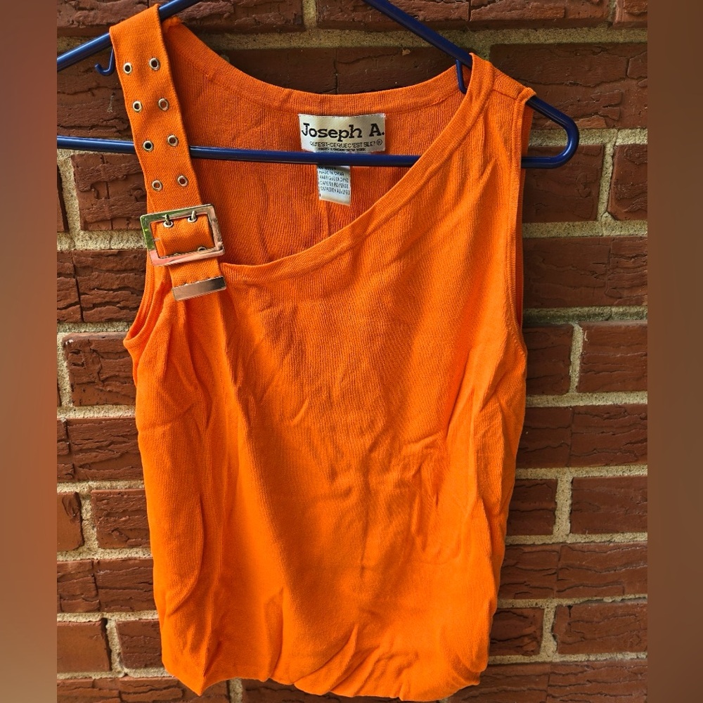 Joseph A. Orange Buckle Shirt